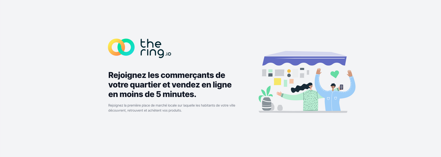 La solution de click and collect The-ring.io issue des Hauts-de-France