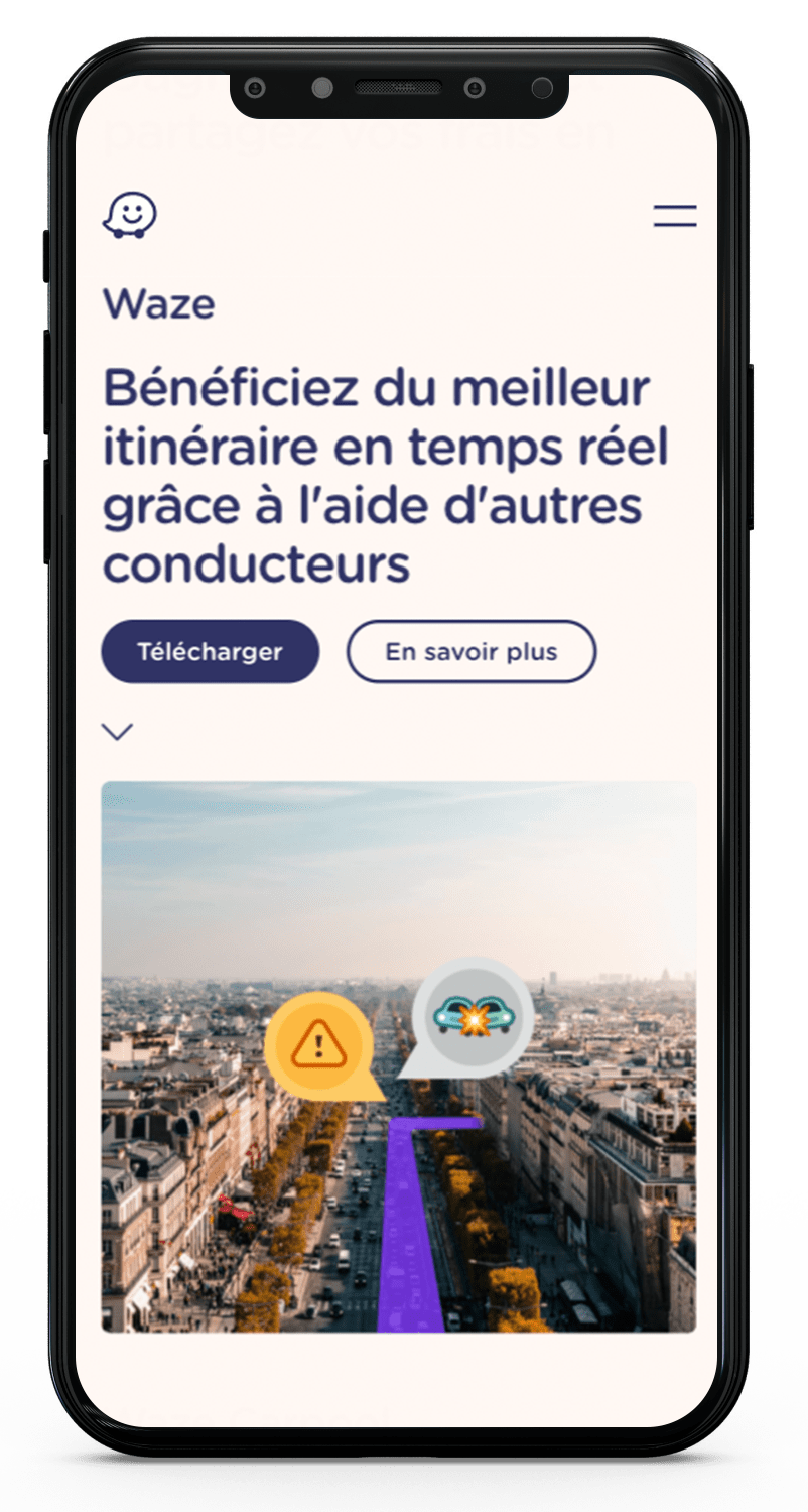 publicité extérieure waze