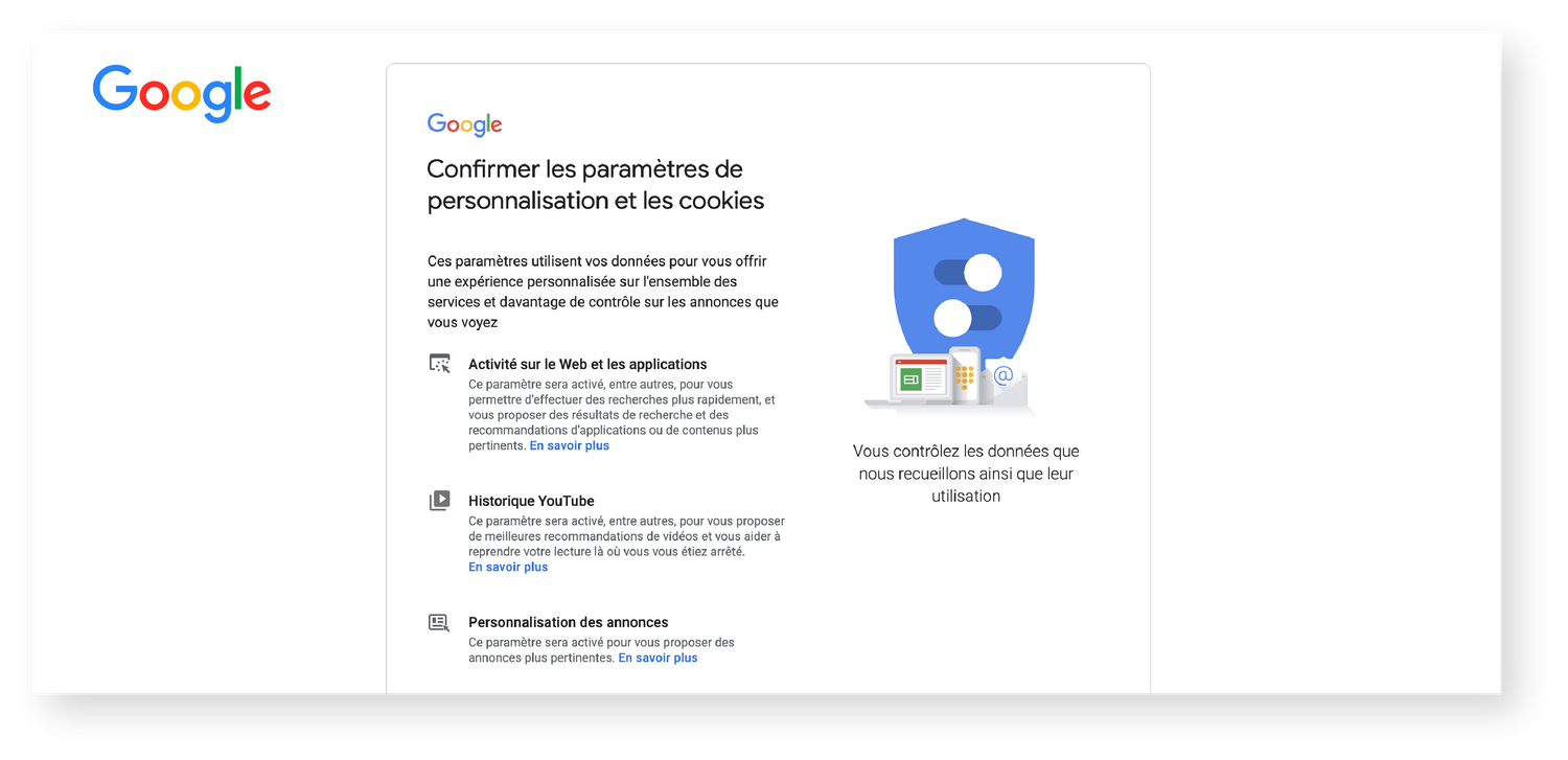 Etapes creations compte google entrprise