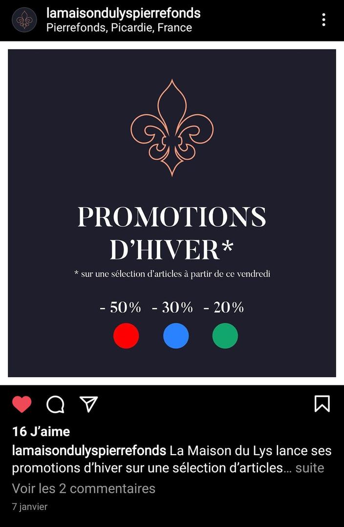 promotion sur instagram